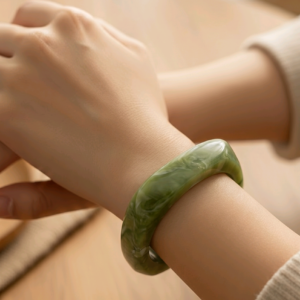 Brazalete resina verde